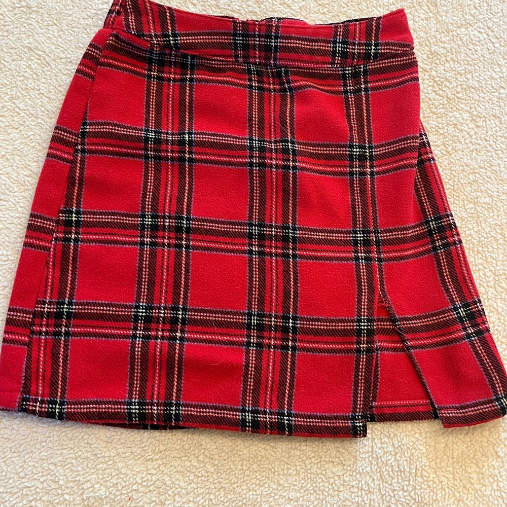 Plaid skirt